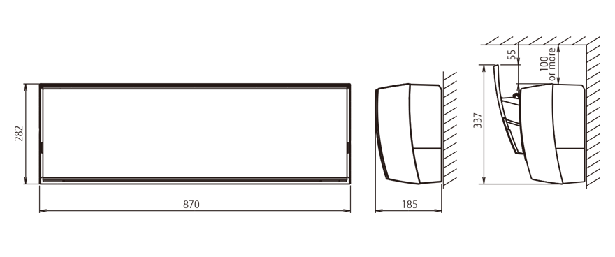 Elexco.lv настенные сплит-системы серии DESIGN Range Fujitsu-General >внутренний блок ASYG 09 LTCA